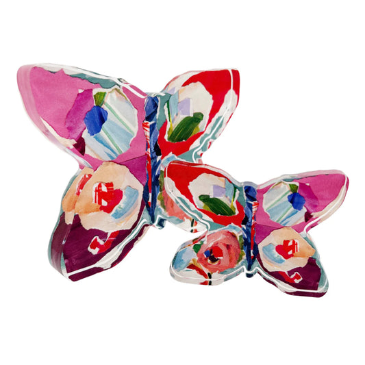 Red Acrylic Butterfly - Bitty Block