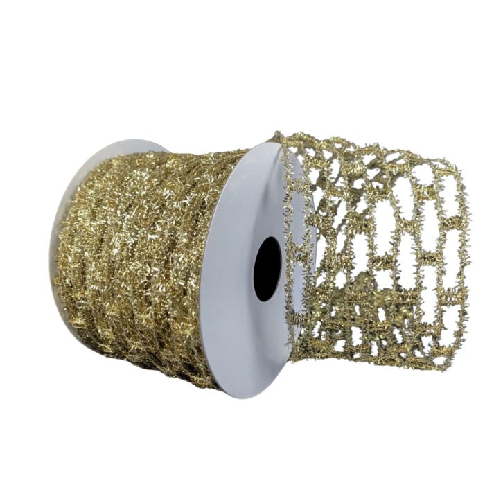 2.5" x 10 YD Sparkle Expandable Tinsel