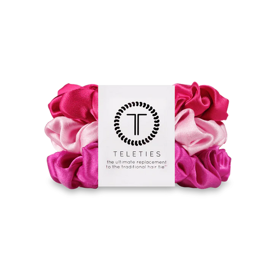 Rose All Day Silk Scrunchies