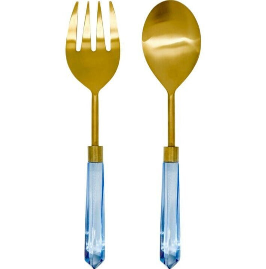 Acrylic Serving Set-Light Blue