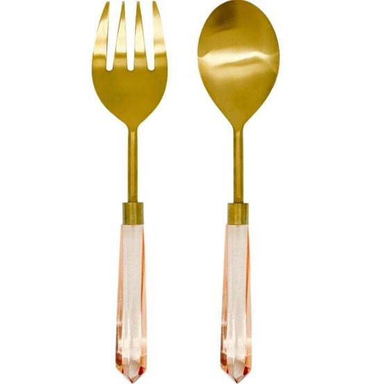 Acrylic Serving Set-Blush