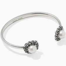 Gabriella Pearl Rhodium Pearl Bracelet