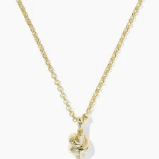 Parker Knot Pendant Necklace Gold
