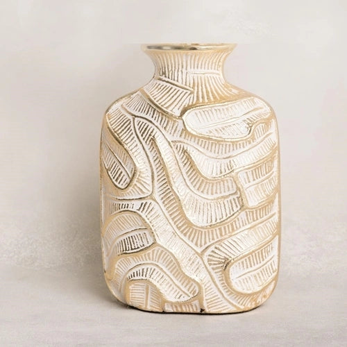 Gold Leaf Vase Small
