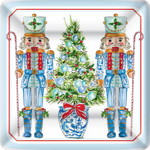 Blue Nutcrackers Salad/Dessert Plates