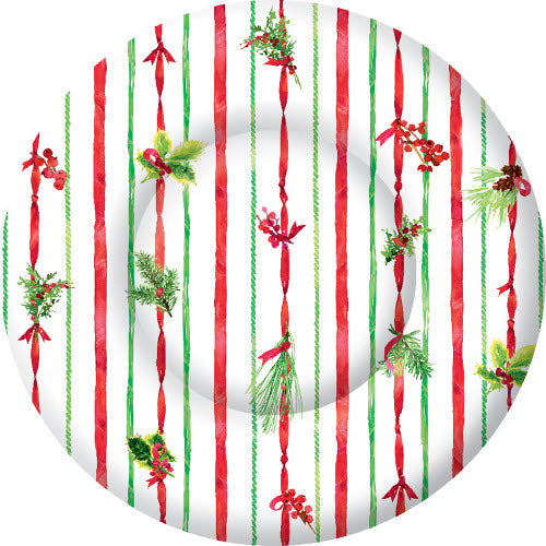 Ribbon Stripe Salad/Dessert Plates