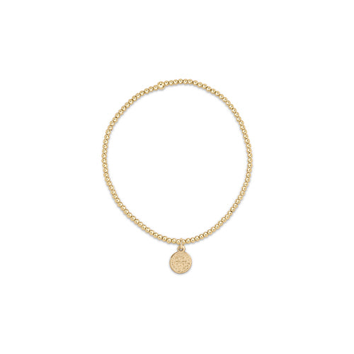 Classic Gold 2mm Bead-Blessing Small Gold Disc