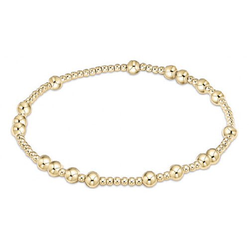 Hope Unwritten 4mm Bead Bracelet - Gold