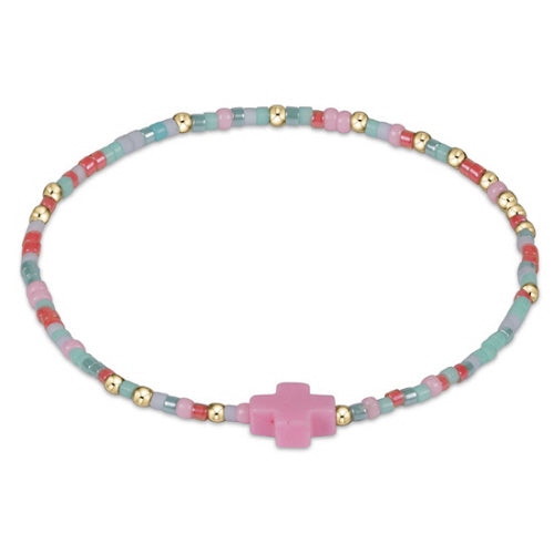 egirl Hope Unwritten Signature Cross Bracelet-
