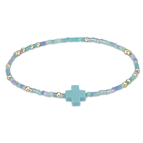 egirl Hope Unwritten Signature Cross Bracelet-Sea Said