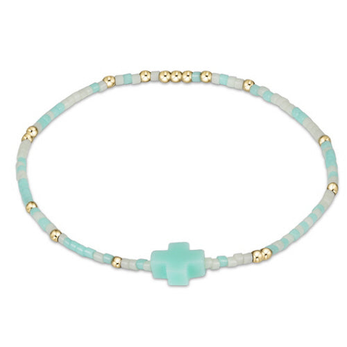 egirl Hope Unwritten Signature Cross Bracelet-What I Mint to Say