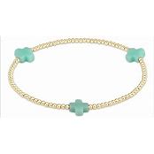 egirl Cross Bracelet-Mint