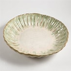 Crimped Serving Bowl-Matcha Latte