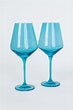 Stemware Wine Set/2 - Ocean Bl
