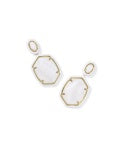 DAPHNE ENAMEL FRAME DROP EARRINGS