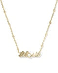 LIL SIS DELICATE SHORT NECKLACE Gold Freshwater Cultured Pearl