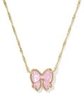 HALEY BOW SHORT PENDANT NECKLACE