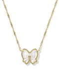 HALEY BOW SHORT PENDANT NECKLACE