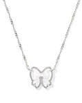 HALEY BOW SHORT PENDANT NECKLACE