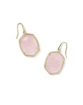 DAPHNE Pave Frame DROP EARRING