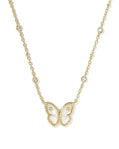 CAILEY BUTTERFLY SHORT PENDANT NECKLACE