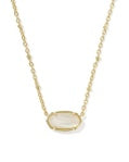 TIGER STRIPED ELISA SHORT PENDANT NECKLACE