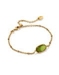 TIGER STRIPED ELAINA DELICATE CHAIN BRACELET