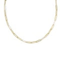 COURTNEY ENAMEL LINK AND CHAIN NECKLACE