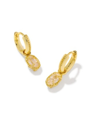 MINI ELLIE LUXE HUGGIE EARRINGS
