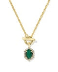 DAPHNE CRYSTAL FRAME TOGGLE NECKLACE