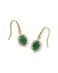 DAPHNE CRYSTAL FRAME DROP EARRING