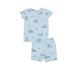 Golf Carts Blue Short Lounge Wear Set