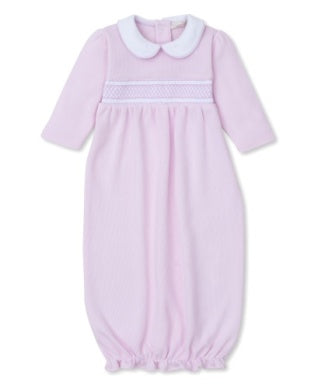 Pink sack w/ Hand Smocked