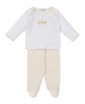 Cheery Chick Footed Pant Set