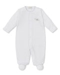 Elephant Empire Footie With Hand Emb