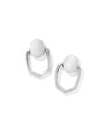 KAIA OPEN FRAME EARRINGS - RHOD