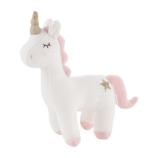 Unicorn KnIt Rattle