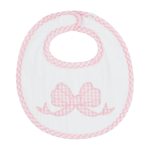 Bow Applique Terry Bib