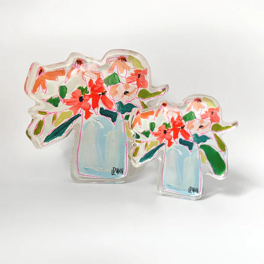 Wildflowers Acrylic Blooms Block - Bitty