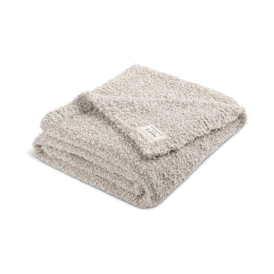 ribbed blanket - cream